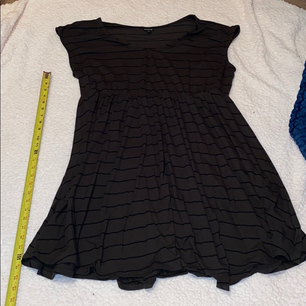 Green and Black dress